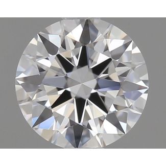 0.4 Carat Round D VVS1 EX GIA Natural Diamond