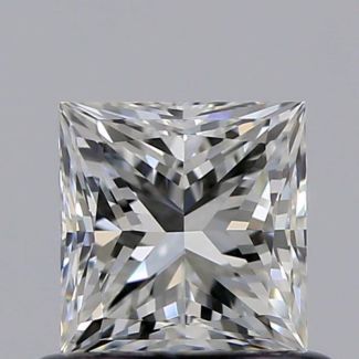 0.64 Carat Princess H VVS1 - VG G GIA Natural Diamond