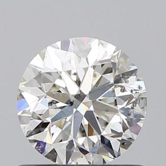 0.70 Carat Round H SI1 VG GIA Natural Diamond