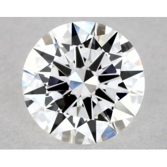 0.41 Carat Round E VVS1 EX GIA Natural Diamond