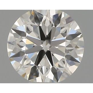 0.31 Carat Round H VS2 EX IGI Natural Diamond