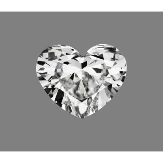 0.51 Carat Heart F VVS2 - EX GIA Natural Diamond