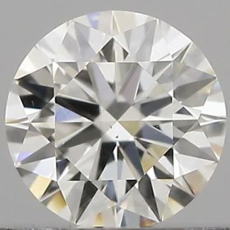 0.31 Carat Round H VS2 EX IGI Natural Diamond