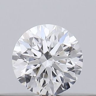 0.15 Carat Round D VS2 EX GIA Natural Diamond