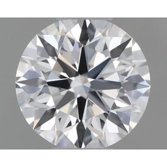 0.35 Carat Round G VVS1 EX GIA Natural Diamond