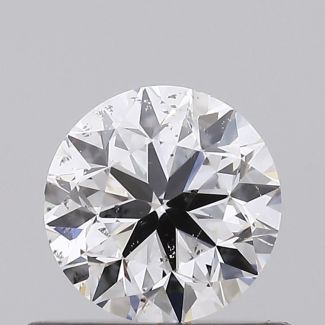 0.5 Carat Round D SI2 VG EX GIA Natural Diamond