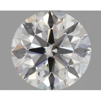 1.59 Carat Round E VVS1 EX GIA Natural Diamond