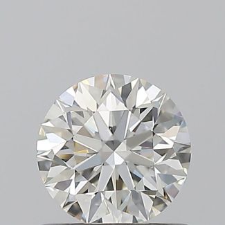 0.61 Carat Round H VS1 EX IGI Natural Diamond