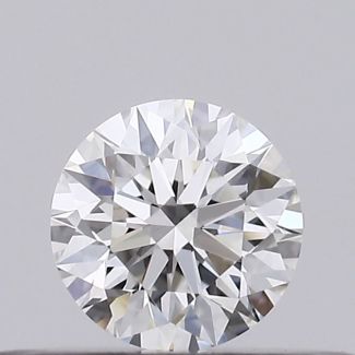 0.23 Carat Round F VVS2 EX GIA Natural Diamond