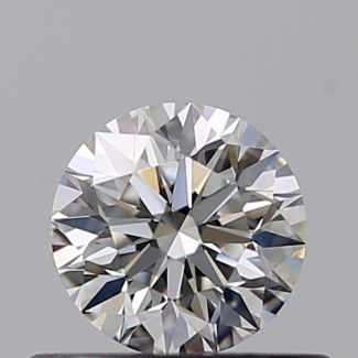 0.40 Carat Round F VS2 EX GIA Natural Diamond