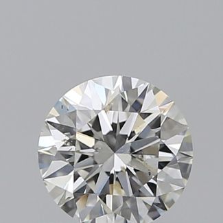 0.50 Carat Round J SI2 EX GIA Natural Diamond