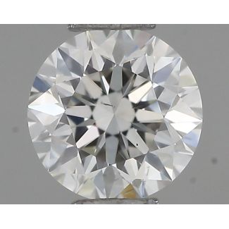 0.30 Carat Round H SI1 VG EX GIA Natural Diamond