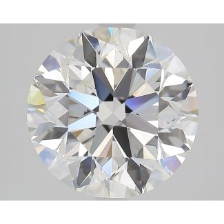 3.0 Carat Round F VVS2 EX GIA Natural Diamond