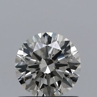 0.70 Carat Round I VS2 EX GIA Natural Diamond