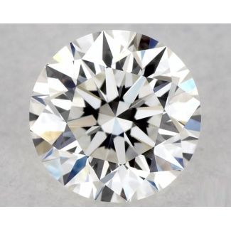 0.37 Carat Round G VVS2 EX GIA Natural Diamond