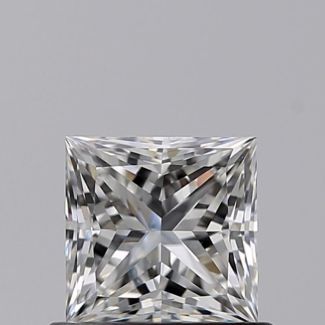 0.63 Carat Princess F VVS2 - VG GIA Natural Diamond