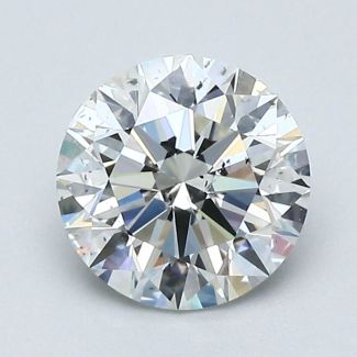 1.3 Carat Round G SI1 EX GIA Natural Diamond