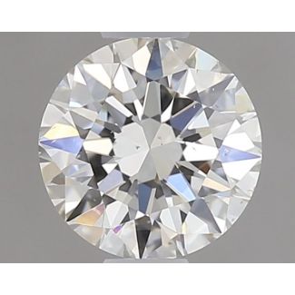 0.5 Carat Round I SI1 EX GIA Natural Diamond