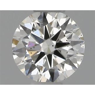 0.31 Carat Round H SI1 EX IGI Natural Diamond