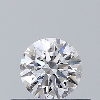 0.3 Carat Round D VS2 EX VG GIA Natural Diamond