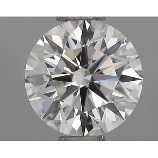 0.55 Carat Round H VS2 EX GIA Natural Diamond