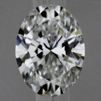 0.50 Carat Oval D SI1 - EX VG GIA Natural Diamond