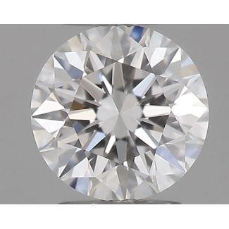 0.18 Carat Round E VVS2 EX GIA Natural Diamond