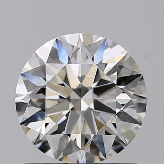 0.90 Carat Round I VVS2 EX GIA Natural Diamond