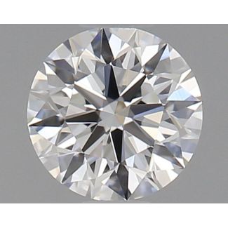 0.5 Carat Round D VVS2 EX GD GIA Natural Diamond