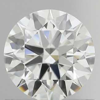 0.8 Carat Round H VVS2 EX IGI Natural Diamond