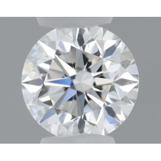 0.3 Carat Round F VVS2 VG EX GIA Natural Diamond