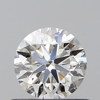 0.5 Carat Round H VS2 VG EX GIA Natural Diamond