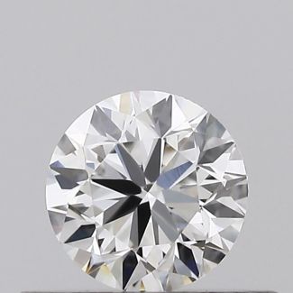 0.3 Carat Round H VVS2 VG EX GIA Natural Diamond