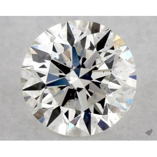 0.54 Carat Round G SI2 EX GIA Natural Diamond