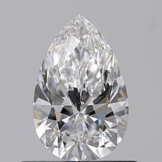 0.51 Carat Pear D SI1 - VG GIA Natural Diamond