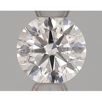 0.30 Carat Round H SI1 EX GIA Natural Diamond