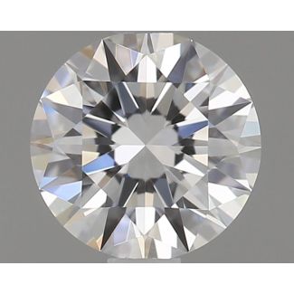 0.33 Carat Round D VVS2 EX GIA Natural Diamond