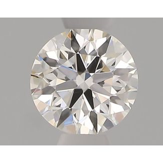 0.32 Carat Round H VS2 EX GIA Natural Diamond