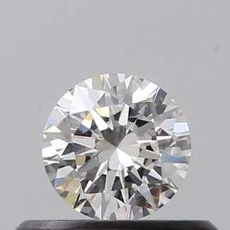 0.31 Carat Round H VVS1 EX GIA Natural Diamond