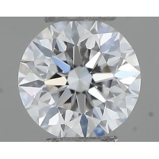 0.18 Carat Round E VVS1 EX GIA Natural Diamond