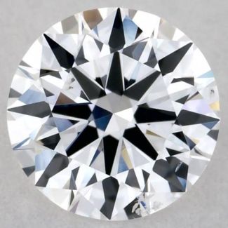 0.36 Carat Round D SI2 EX GIA Natural Diamond