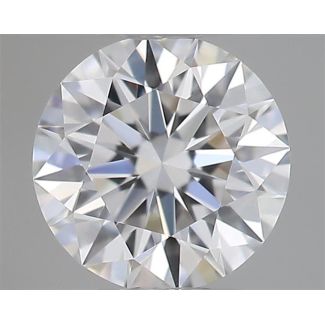 0.22 Carat Round E VVS1 EX GIA Natural Diamond