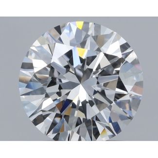 1.8 Carat Round D VVS2 EX GIA Natural Diamond