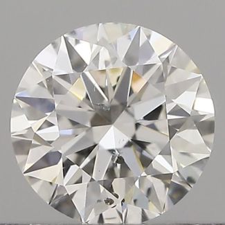 0.51 Carat Round G SI2 EX GIA Natural Diamond