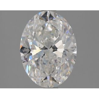 2.01 Carat Oval F SI1 - VG GIA Natural Diamond