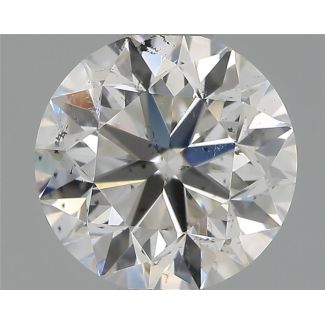 0.71 Carat Round F SI2 VG EX GIA Natural Diamond