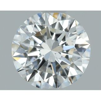 0.62 Carat Round D VS2 EX GIA Natural Diamond