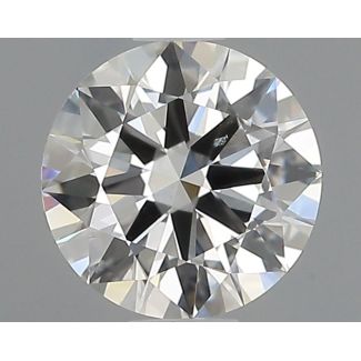 0.5 Carat Round H VS2 EX GIA Natural Diamond