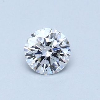 0.33 Carat Round D SI1 EX VG GIA Natural Diamond