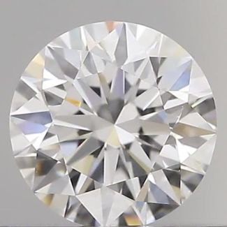 0.55 Carat Round D VVS1 EX GIA Natural Diamond